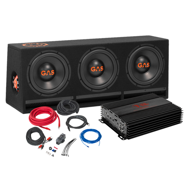 Komplet GAS MAD 3x10" Baspakke 900W RMS!