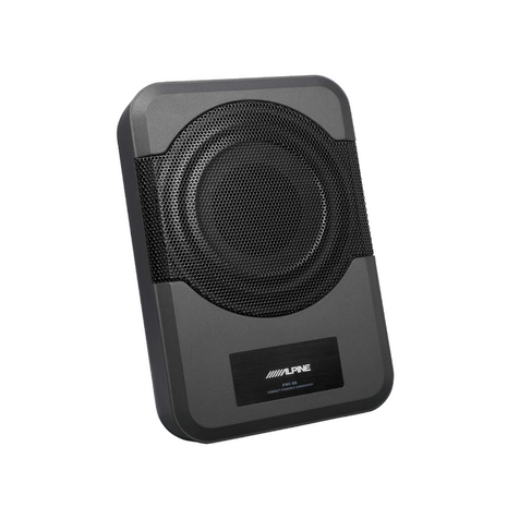 Alpine PWE-S8 aktiv subwoofer 240 watt