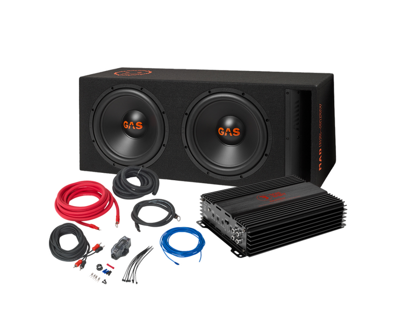 Komplet GAS MAD 2x12" Baspakke 700W RMS!