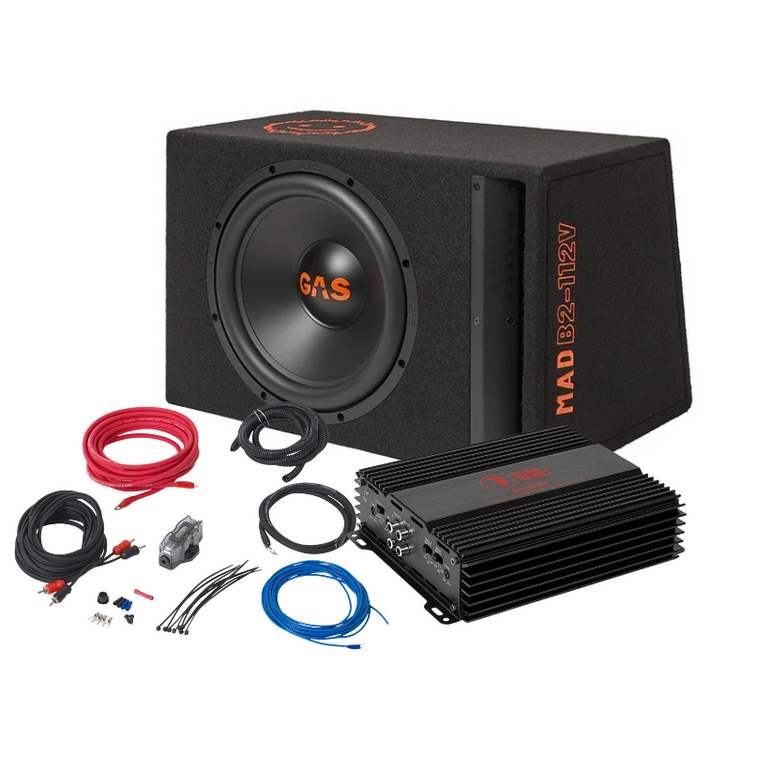 Komplet GAS MAD 1x12" Baspakke med 350W RMS!
