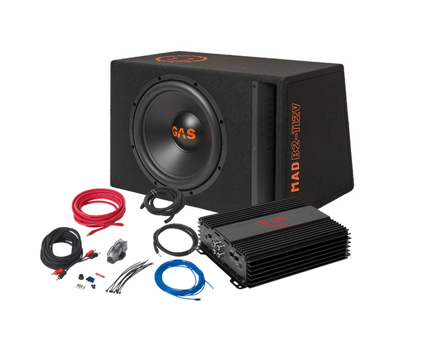 Komplet GAS MAD 1x12" Baspakke med 350W RMS!