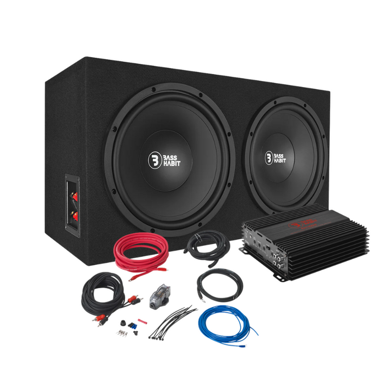 Komplet 2x12" Bass Habit Baspakke med 800W