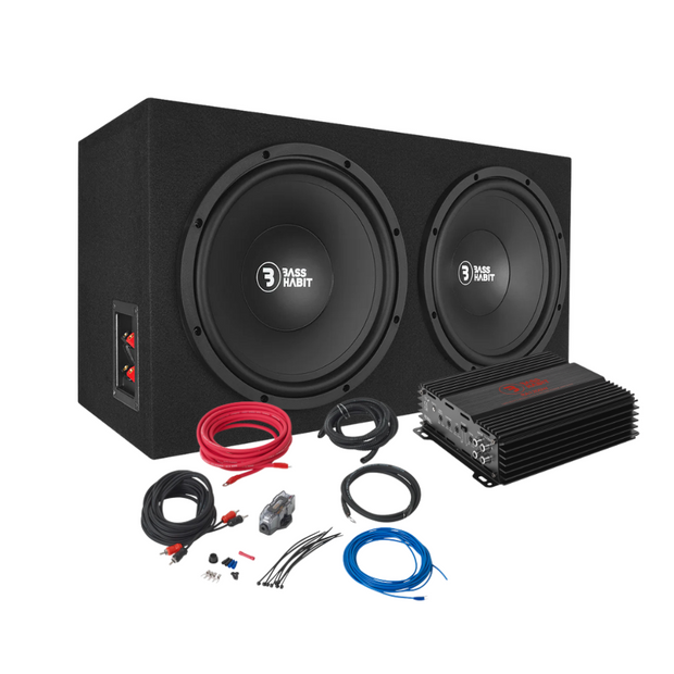 Komplet 2x12" Bass Habit Baspakke med 800W