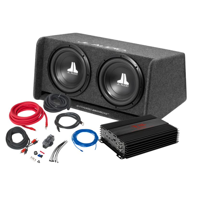 Komplet JL Audio baspakke med 600W RMS!