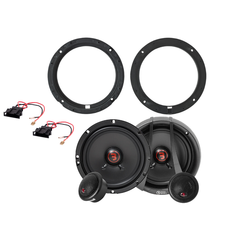 Komplet Bass Habit højttalerpakke fordøre VW/SEAT/SKODA/AUDI