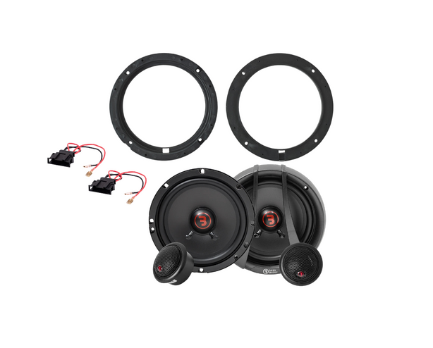 Komplet Bass Habit højttalerpakke fordøre VW/SEAT/SKODA/AUDI