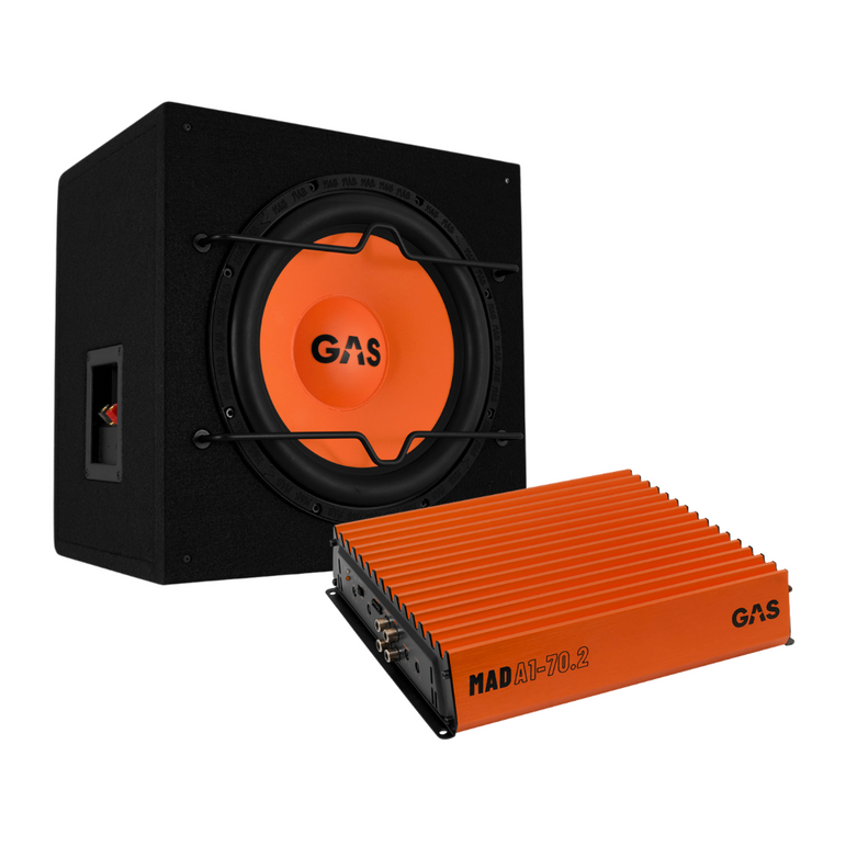 GAS MAD 1x12" Komplet Baspakke