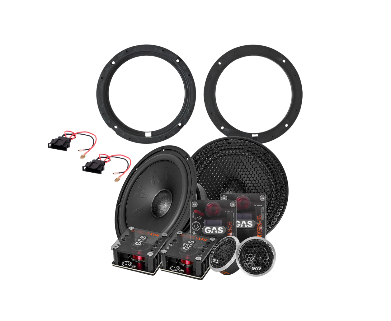 Komplet højttalerpakke fordøre VW/SEAT/SKODA/AUDI