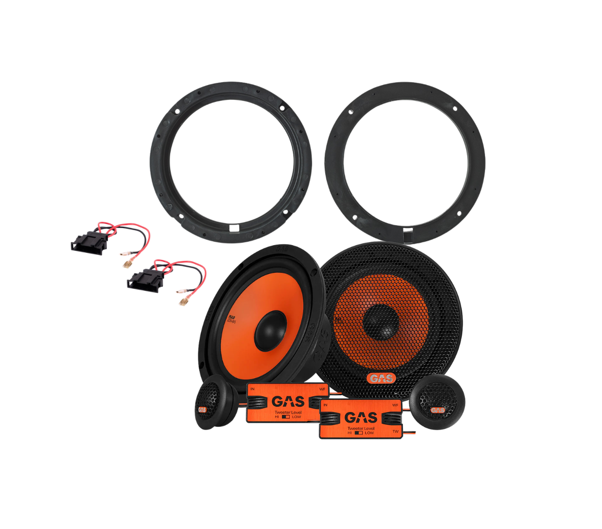 Komplet højttalerpakke fordøre VW/SEAT/SKODA/AUDI